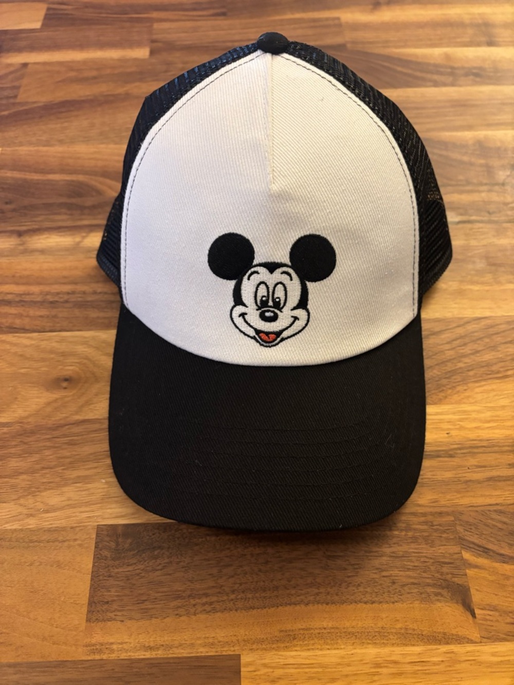 Disneyland Black and White Disney Mickey MouseTrucker Hat